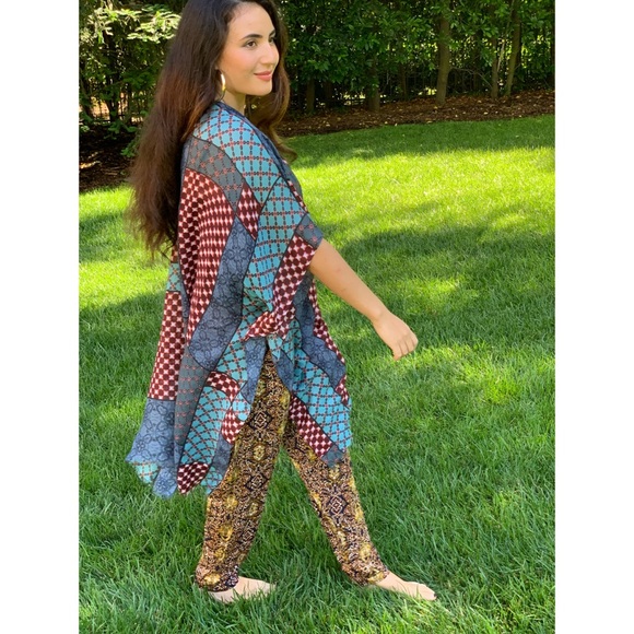 🆕Free People || Multi-Printed Kimono - Picture 7 of 16